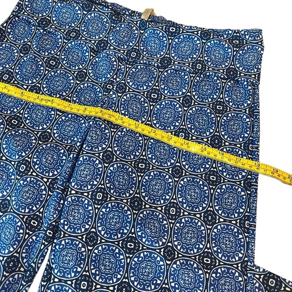 Helen Jon UPF 50 Antibes Fold Over Beach Pants Size Small Blue & White NWT - Picture 10 of 16
